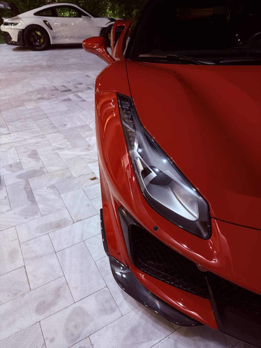 Machine polishing during paint correction by BH Car Detailing